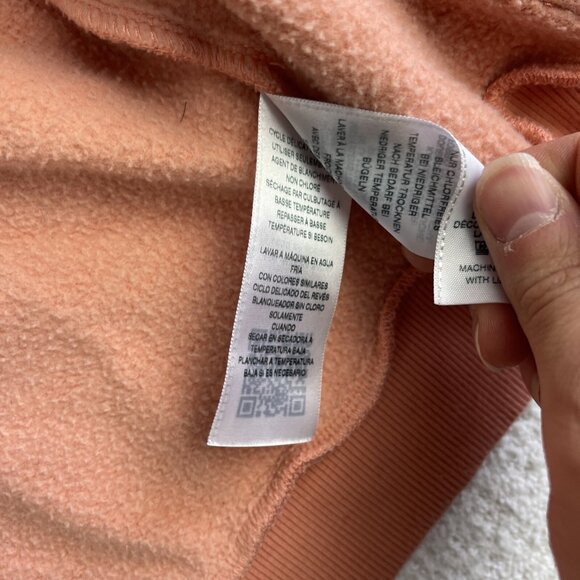 True religion Womens Sz XS Foil Silver Logo Buddha Full Zip Hoodie Pink - Picture 14 of 16